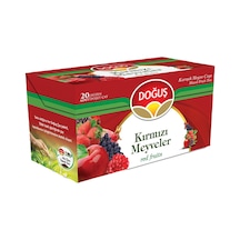 Doğuş Kırmızı Meyveli Çay Poşet 20'li - Meyve Çayı - Tekli Tarı 20.2 G