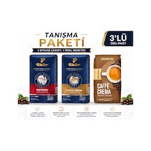 Tanışma Paketi Caffe Crema - Espresso Beans - Eduscho Caffe Crema 1'er Kg Çekirdek