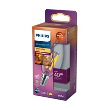Philips Filament 40w E14 İnce Duylu Dimlenebilir Mum Ampul Sarı 12'li Paket