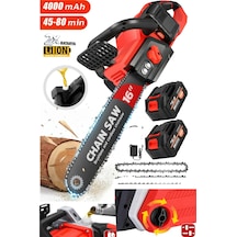 Stilmax OYP40VF-2 Akülü Yağ Pompalı Da Budama Testeresi Çantalı