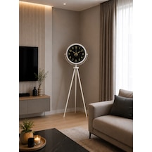 Royal Gold Rakamlı Beyaz Tripod Ayaklı Saat Diğer