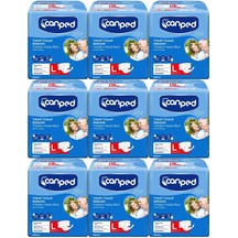 Canped Hasta Bezi Yetişkin Belbantlı Tekstil Yüzey Large 126 Adet L