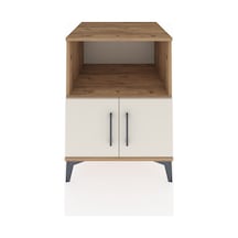 Kronos Komodin 2 Raflı 2 Kapaklı 60x59x80 Çam-aytaşı Çam