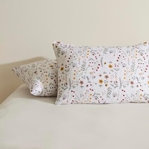 Vina%100 Pamuk 2'li Yastık Kılıfı Multicolor Açik Mavi