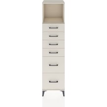 Hyperion Dolap Tek Raflı 6 Çekmeceli 44x44x182 Aytaşı-aytaşı Aytaşı