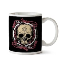 Supernatural Salt And Burn Skull İki Tarafı Baskılı Kupa Bardak