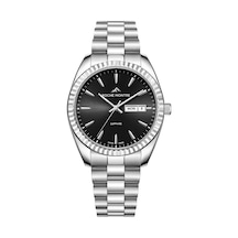 Roche Montre Rmg6001-01 Quartz Çelik Gri Siyah Kadran Safir 39 Mm Erkek Kol Saati