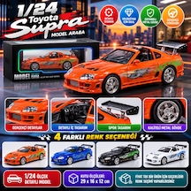 1/24 Toyota Supra Model Araba Turuncu