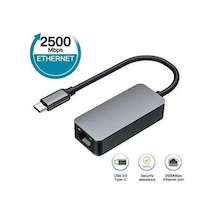 5247 Usb Type C To Ethernet 2500mbps 2.5g İnternet Çevirici Dönüştürücü Adaptör Yüksek Hızlı Ethernet, Geriye Dönük Uyumluluk, Gigabit Ve Gigabit Ethernet İle Aşağı Doğru Uyumluluk Hızı İle
