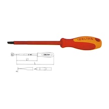 İzeltaş 4140175512 1000V İzoleli Elektrikçi Düz Uçlu Tornavida 5.5 x 125