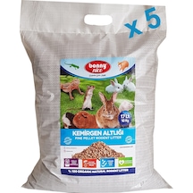Bonny Nice Organik Sürüngen Taban Kumu Çam Pellet 10 KG 17 L x 5