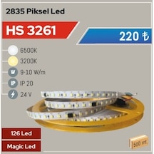 2835 Piksel Led, Günışığı Hs 3261 Gri