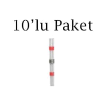 Brio Kablo Ucu Isıt Birleştir Lehimli Kırmızı 05 -10 Mm2 10'lu Paket