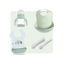 Mamajoo & Babybjörn 4'lü Beslenme Seti - Powder Green