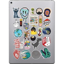 Karışık Random Sticker Paketi Bullet Journal Defter Çıkartma Ajanda Laptop Etiket Diğer
