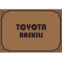 YATAY Toyota Uyumlu BASKILI 50X35 100 ADET 135 GRAM