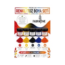 5'li Set Premium Parafin Soya Wax Toz Mum Boyası Hobi Seti - 5 Cc Kırmızı, Sarı, Siyah, Mavi, Turuncu Bkfab5ksrsmt5g Karışık
