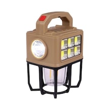 Powermaster Pm-26459 3 Modlu Beyaz Filament Solar Masa Kamp Lambası El Feneri Işıldak