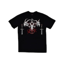 Stoned&Fame Slayer Baskılı Unisex %100 Pamuk Siyah T-shirt SIYAH Stoned&Fame Slayer Baskılı Unisex %100 Pamuk Siyah T-shirt SIYAH