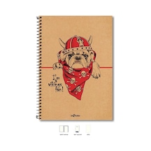 A4 Defter Düz 200 Syf Köpek Eco
