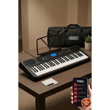 Midex Ps-5200bk Pro Org 61 Led Işıklı Tuş Hassasiyetli Bluetooth Midi