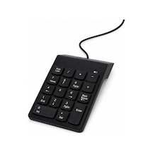 Primex Px-1864 Usb 2.0 Siyah Kablolu Numerik Klavye Keypad, Usb Sayısal Tuş Takımı, Pc Laptop Notebook İçin Kablolu Numpad, Ev Ofis Muhasebe Excel Veri Girişi Kullanımına Uygun