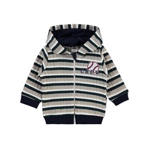 Civil Baby Crew Nakışlı 6-18 Ay Hırka - Bej Açık Vizon