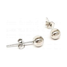 Oseshop Gümüş Top Küpe