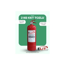 Elit Yangın 2 Kg Uyumlu Kuru Kimyevi Tozlu Yangın Söndürücü Dolum 2025 Bitiş 2029