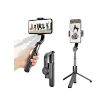 Gimbal L08 Kumandalı 3 Eksen Telefon Kamera Tutucu
