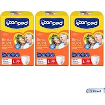 Canped Emici Külot Büyük Boy Large 30 Adet X 3 Adet PKT.CANPED.114 L