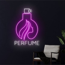 Perfume Yazılı Ve Şekilli Neon Tabela Pembe
