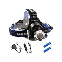Watton Wt-120 800 Lümen Tx6  Şarjlı Zoomlu Kafa Feneri Çok Renkli