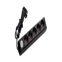 Multi-let 5 Li Siyah Anahtarlı Çoçuk Korumalı Grup Priz 5 Mt 1