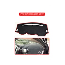 Hyundai İx35 2009-2015torpido Koruma Halısı Kırmızı Kenar