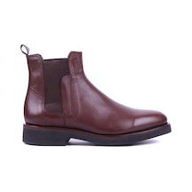 Shoetyle - Hakiki Deri Kahverengi Erkek Chelsea Bot - 666-21-51-1456 Kahverengi