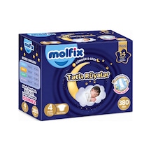 Molfix Tatlı Rüyalar Bebek Bezi 4 Beden 7-14 Kg Maxi 380 Adet 4 Numara