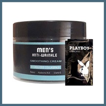 Agc Uygun Sepet Mens Anti-wrinkle Smoothing Cream 100 Ml Erkek Yüz Ve Cilt Gençlik Bakım Kremi + 1 Hediye Jel Asımx:0012 Agc