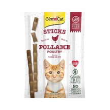 Gimcat Sticks Kümes Hayvanı Etli Tahılsız Ödül Çubukları, 4'lü 4 X 20 Gr