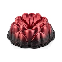 Linanca Spoon Granit Döküm Kek Kalıbı Red 26 Cm