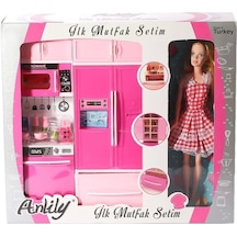 Mey İthalat 02318 Anlily Bebekli Mutfak Dolabı Oyun Seti
