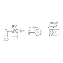 Roca Unıversal Ankastre Lavabo Sıva Altı Grubu A525220603