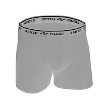 Seher Yıldızı Likralı Erkek Boxer 0060 | Gri