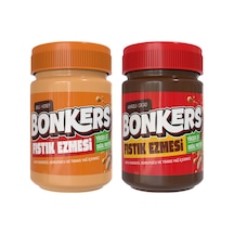 Bonkers Ballı Fıstık + Kakaolu Fıstık Ezmesi 2 x 315 G