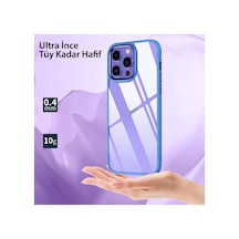Apple iPhone  Uyumlu  14 Pro Max Kılıf Power Silikon - Lila