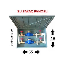 çiftli su sayaç panosu
