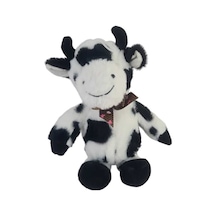 Sevimli Peluş İnek Hediyelik Uyku Arkadaşı 40 Cm Siyah