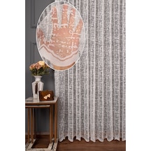 Şantuk Desen Örme Tül Perde 1159