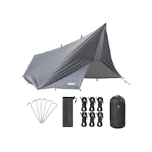 Tr Su Geçirmez Tarp Tente Gölgelik Örtü, 4 Mevsim Taşınabilir Örtü Branda Outdoor Açık Hava Kamp Seyahat Tente Genel