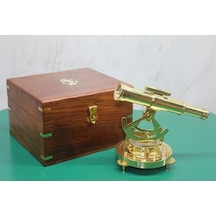 Periboia Ahşap Kutulu Pusulalı Dürbün Büyük Boy